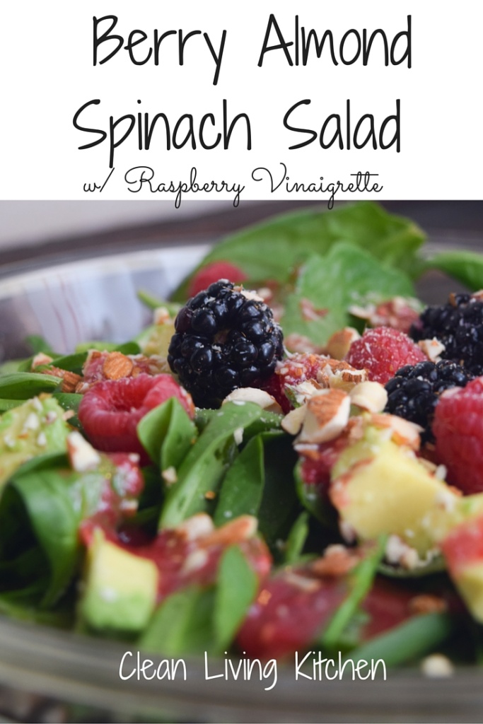 Berry Almond Spinach Salad