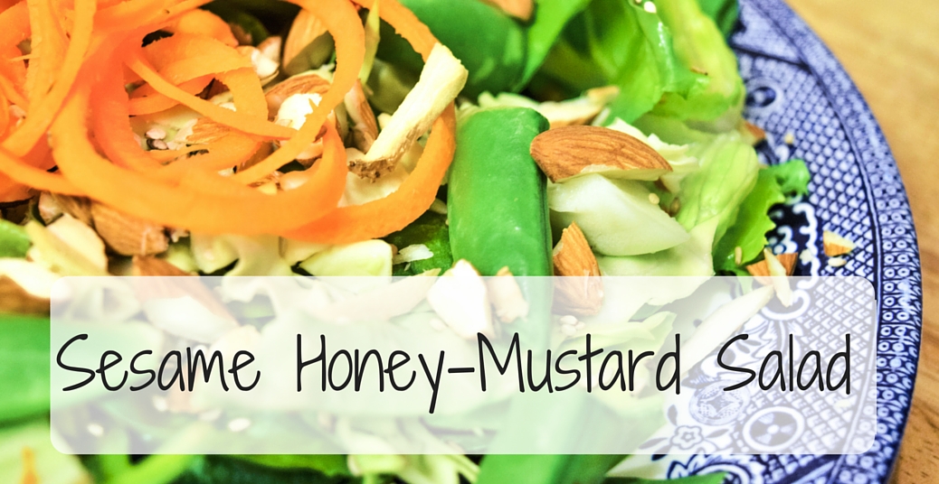 Vegan Sesame Honey-Mustard Salad