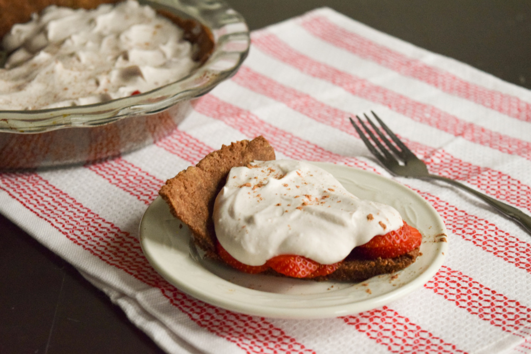 Paleo Chocolate Strawberry Pie