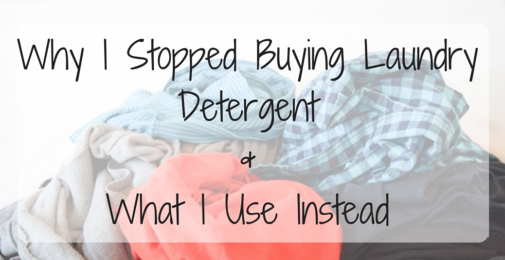 Why I Stopped Buying Laundry Detergent (DIY Laundry Detergent Recipe)