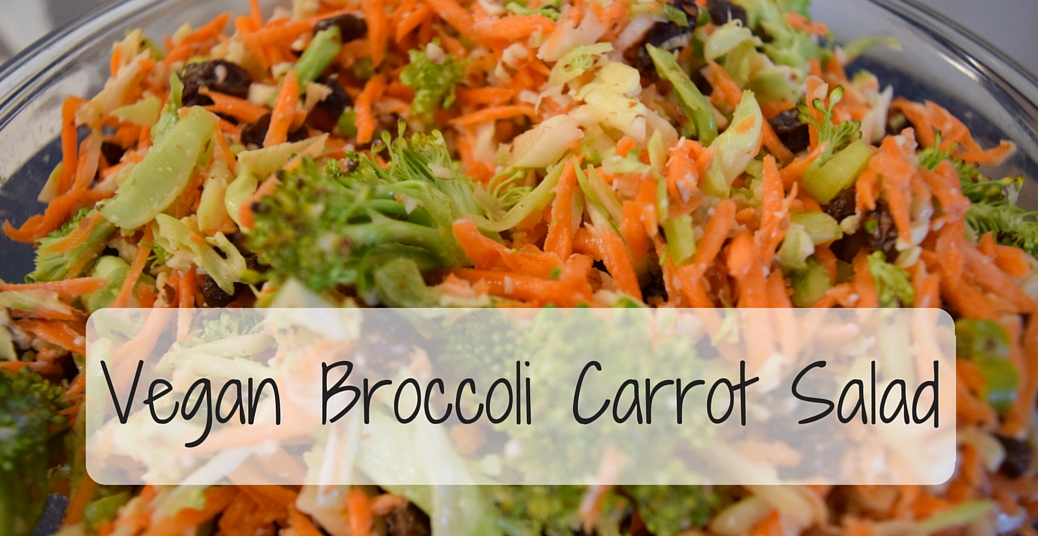 Vegan Broccoli Carrot Salad