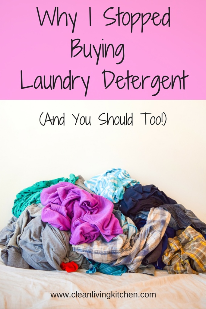 Natural Non-toxic DIY Laundry Detergent Recipe