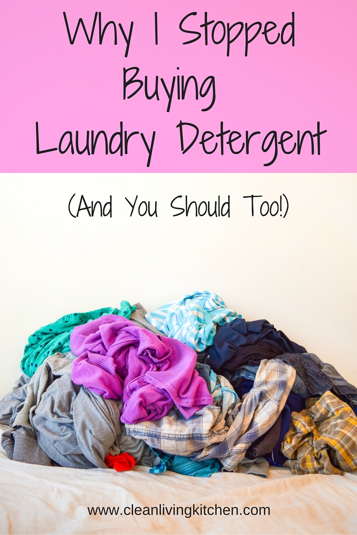 Why I Stopped Buying Laundry Detergent (DIY Laundry Detergent Recipe ...