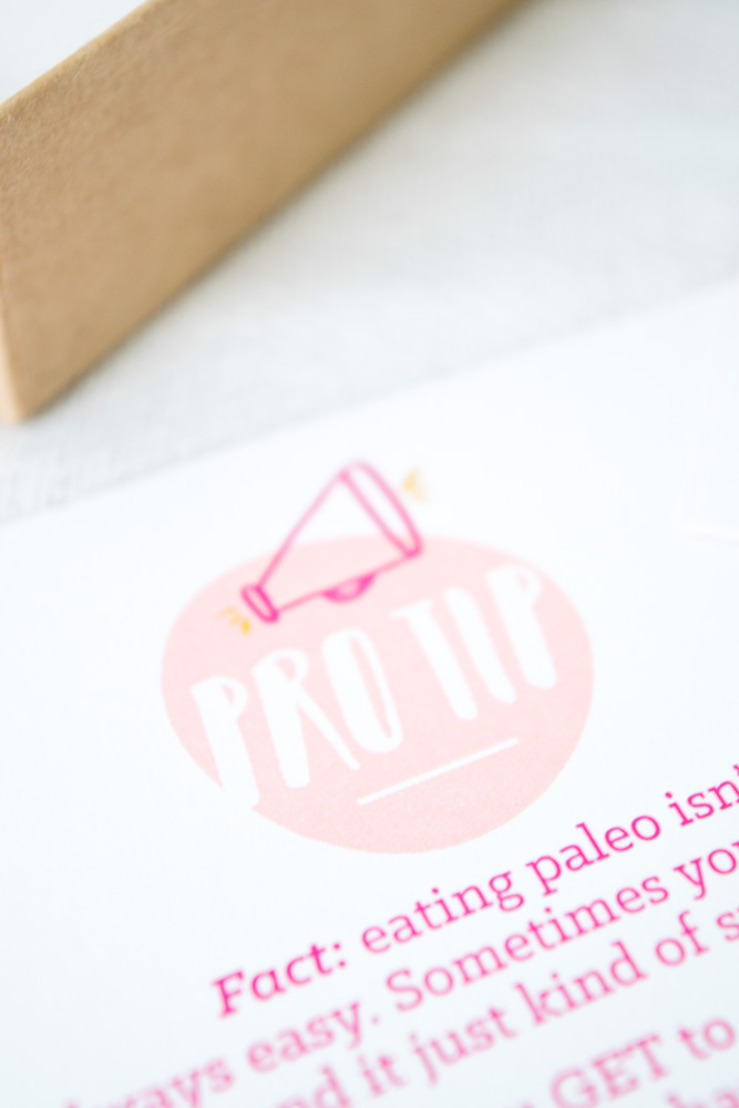 paleo pep talk cards