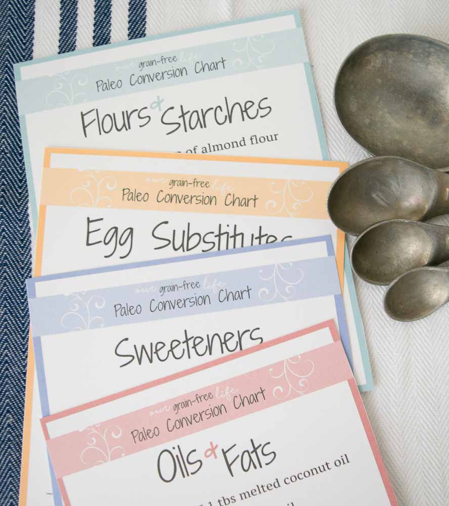 Paleo Baking Conversion Charts