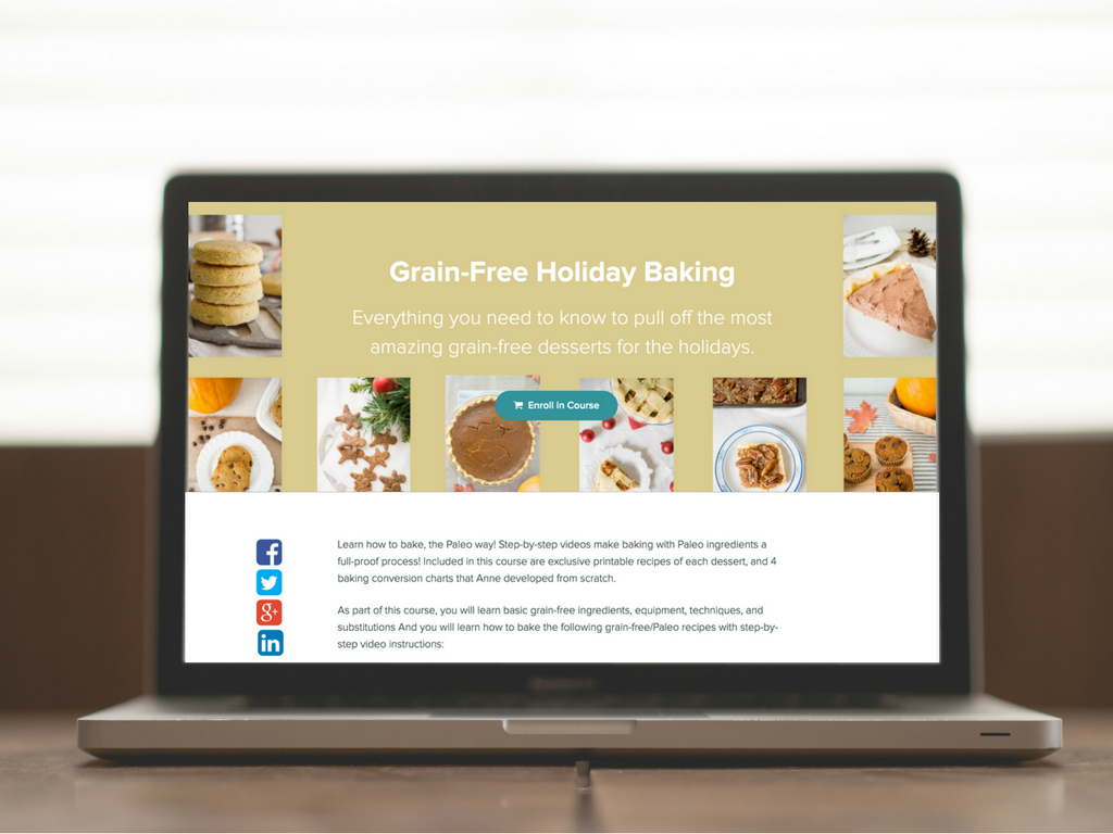 grain-free baking class