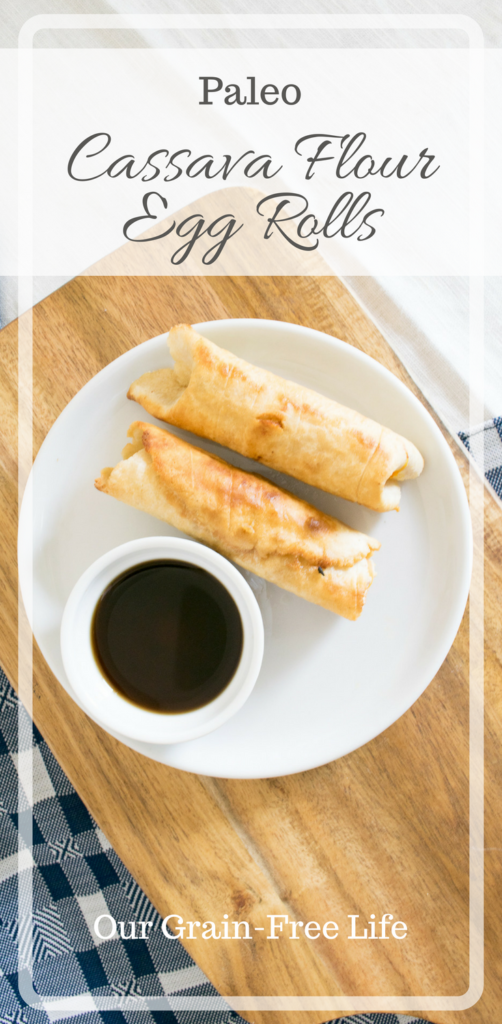 cassava flour egg roll